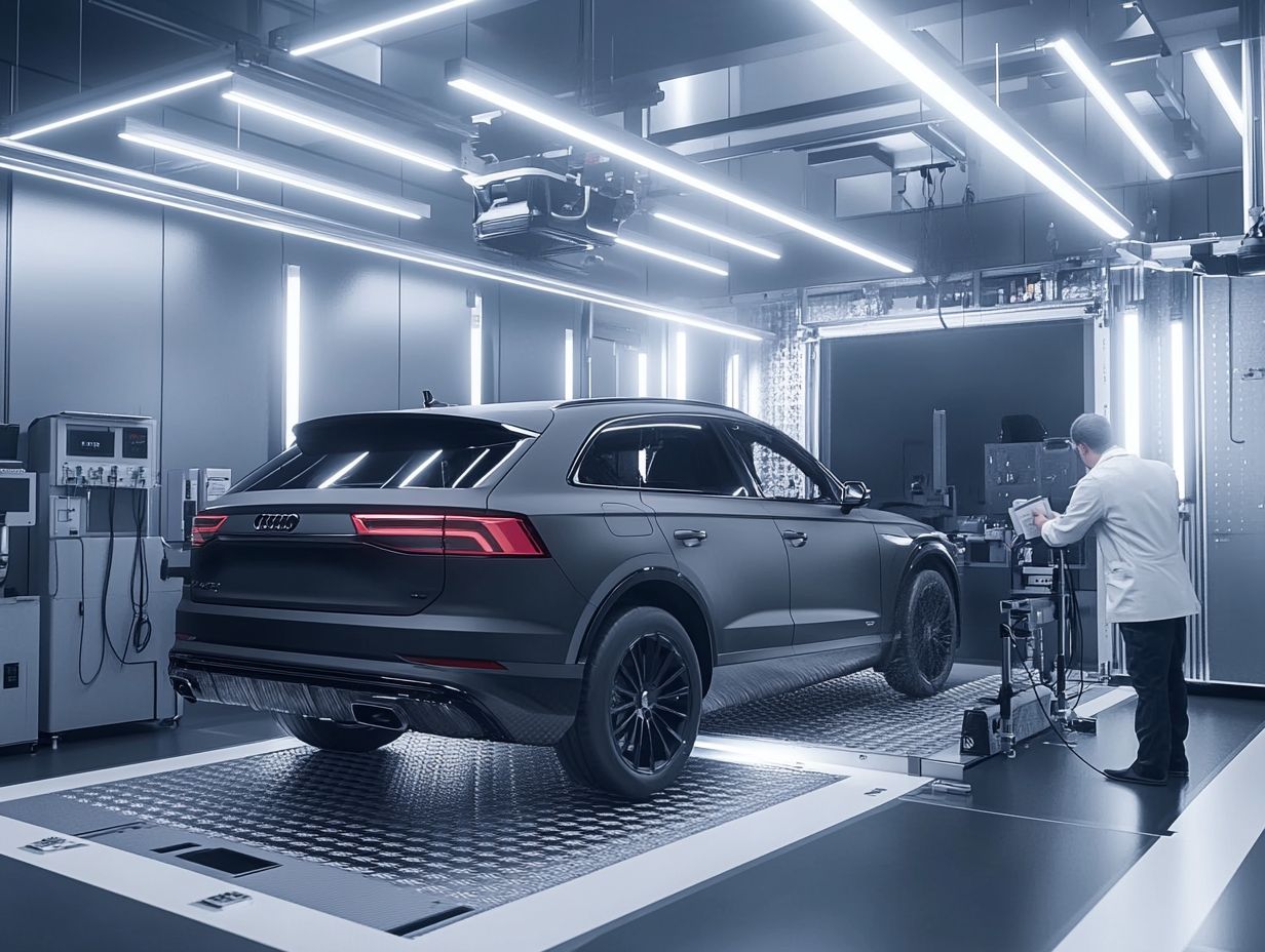 Kalibrácia vozidla pomocou špeciálnych nástrojov